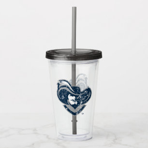 Xavier University Mark Distressed Acrylic Tumbler