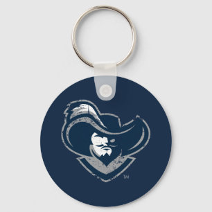Xavier University Mark Distressed Keychain
