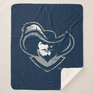 Xavier University Mark Distressed Sherpa Blanket