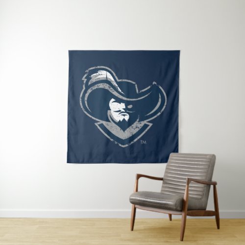 Xavier University Mark Distressed Tapestry