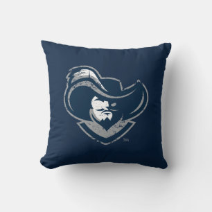 Xavier University Mark Distressed Throw Pillow
