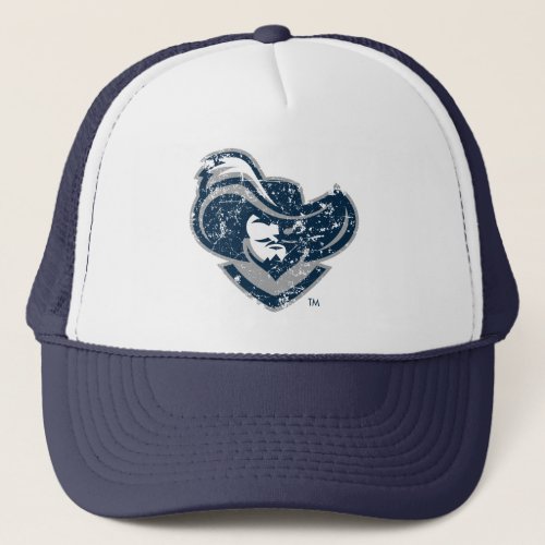 Xavier University Mark Distressed Trucker Hat