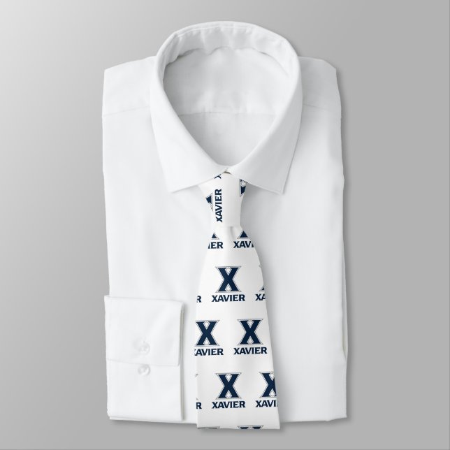 Xavier University Neck Tie (Tied)