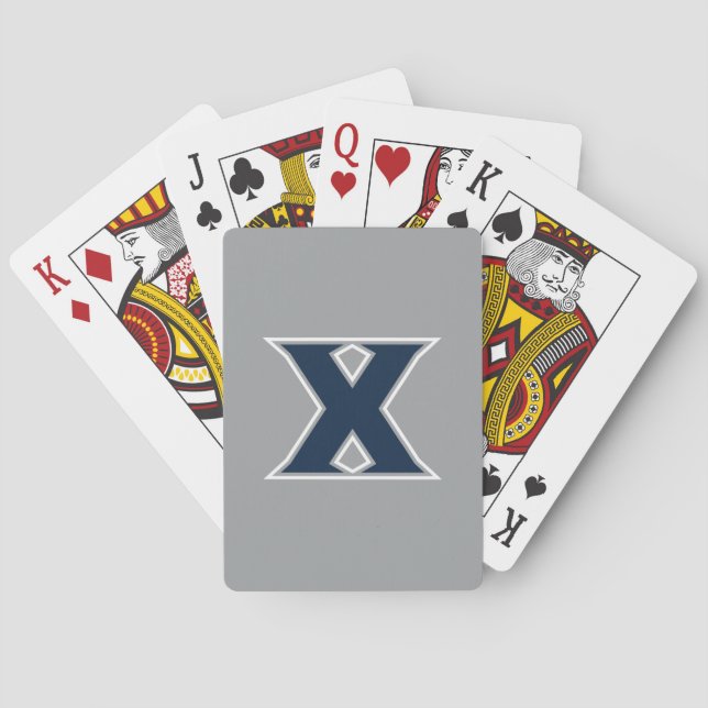 Xavier University Poker Cards (Back)