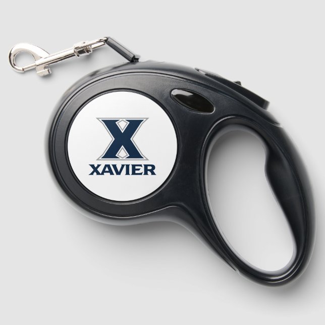 Xavier University Retractable Pet Leash (Front)