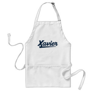 Xavier University Script Adult Apron