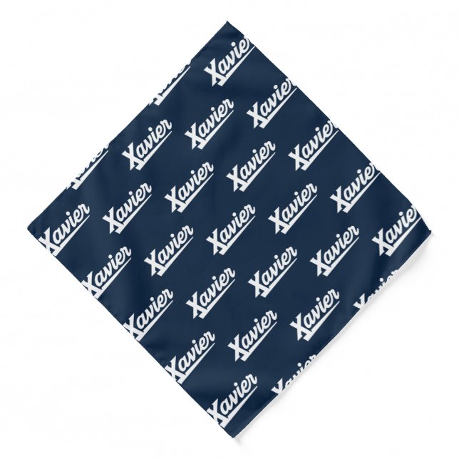 Xavier University Script Bandana (Front)