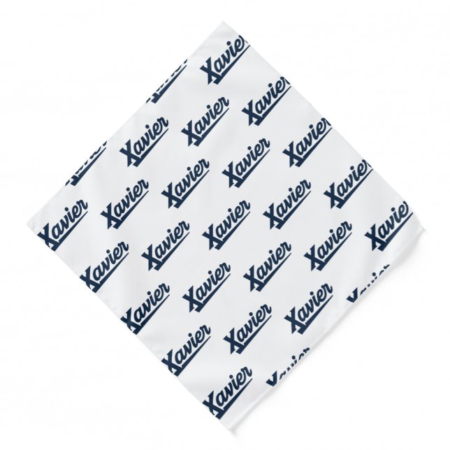 Xavier University Script Bandana (Front)