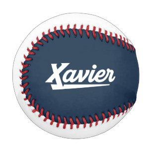Xavier University Script Baseball