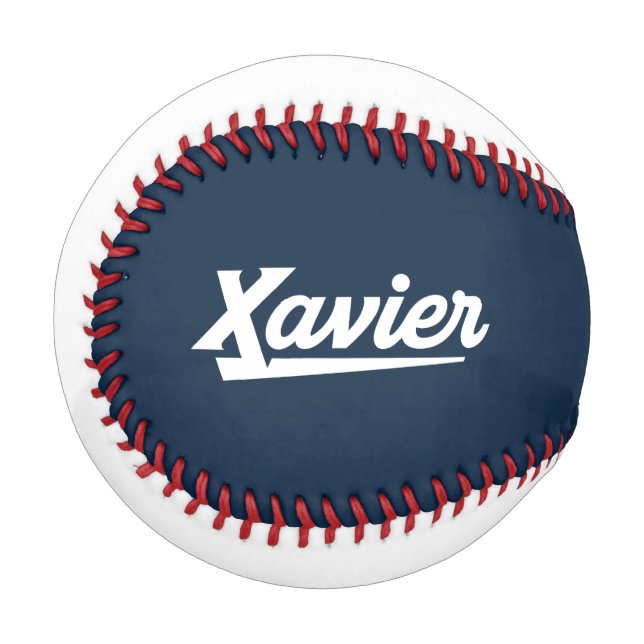 Xavier University Script Baseball (Front Left)