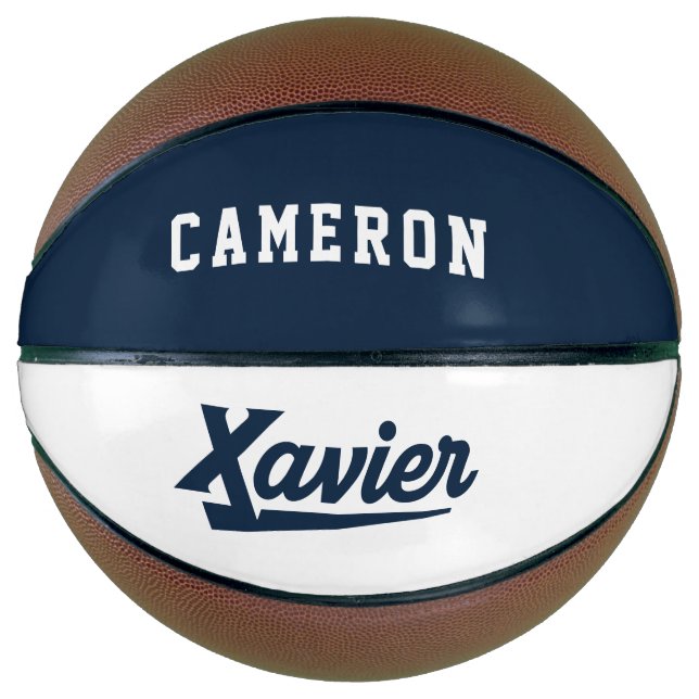Xavier University Script Basketball (Front)