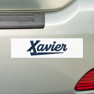 Xavier University Script Bumper Sticker