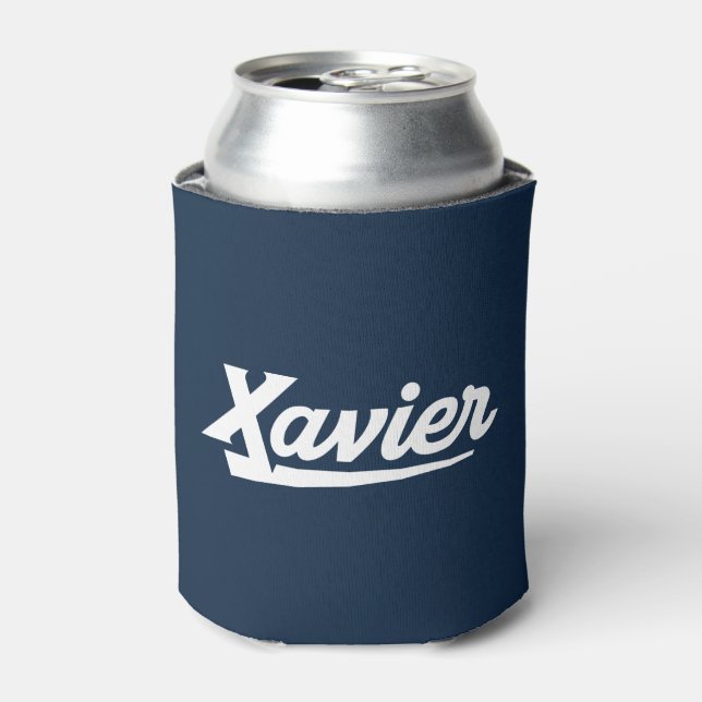 Xavier University Script Can Cooler (Can Front)