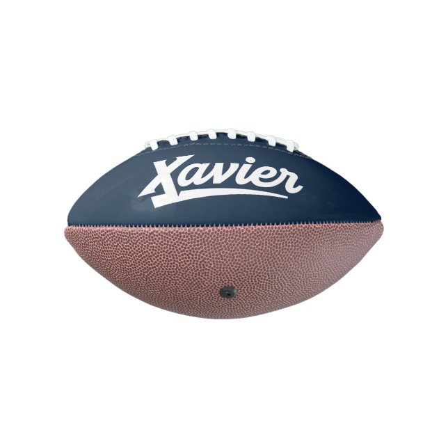 Xavier University Script Football (Rotated 270)