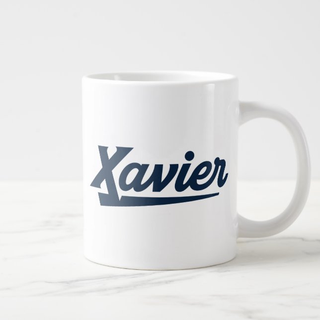 Xavier University Script Giant Coffee Mug (Right)