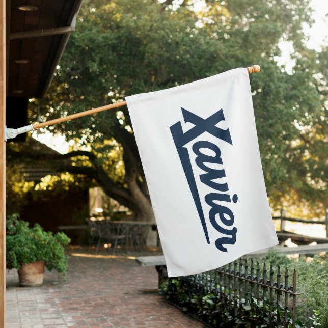 Xavier University Script House Flag (In SItu)