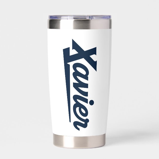 Xavier University Script Insulated Tumbler (Front)