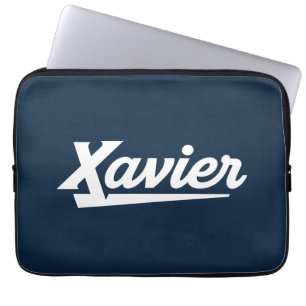Xavier University Script Laptop Sleeve