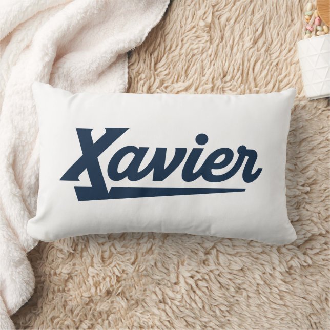 Xavier University Script Lumbar Pillow (Blanket)