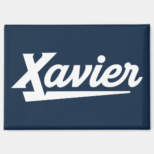 Xavier University Script Magnet