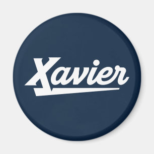 Xavier University Script Magnet