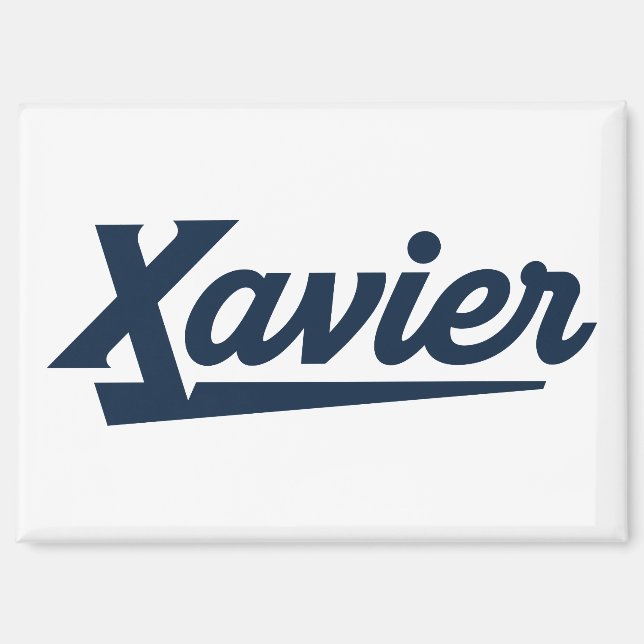 Xavier University Script Magnet (Front)