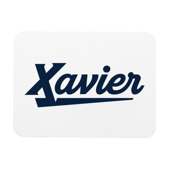 Xavier University Script Magnet (Horizontal)
