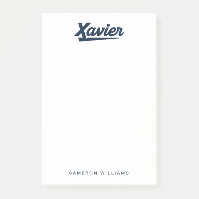 Xavier University Script Post-it Notes (Front)