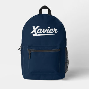 Xavier University Script Printed Backpack