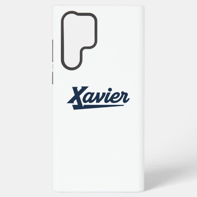 Xavier University Script Samsung Galaxy Case (Back)