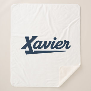 Xavier University Script Sherpa Blanket