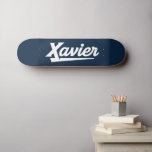 Xavier University Script Skateboard<br><div class="desc">Get ready to level up your everyday swagger and show the world your undeniable school pride with this official Xavier University product! Whether you are a dedicated student crushing your classes on the vibrant campus, a proud alumni representing your fierce collegiate roots, or a passionate fan cheering loudly for the...</div>