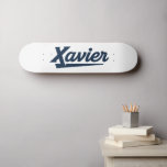 Xavier University Script Skateboard<br><div class="desc">Get ready to level up your everyday swagger and show the world your undeniable school pride with this official Xavier University product! Whether you are a dedicated student crushing your classes on the vibrant campus, a proud alumni representing your fierce collegiate roots, or a passionate fan cheering loudly for the...</div>