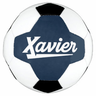 Xavier University Script Soccer Ball