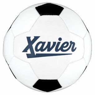 Xavier University Script Soccer Ball