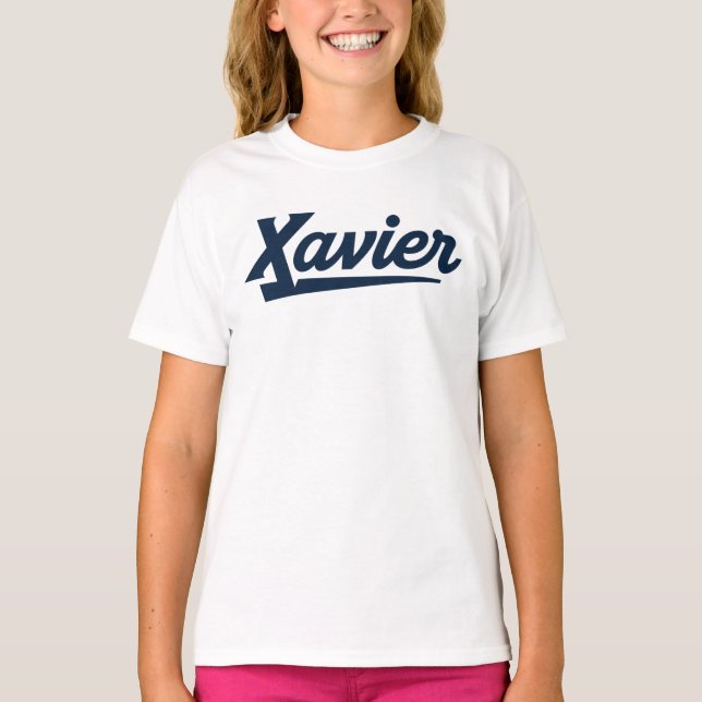 Xavier University Script T-Shirt (Front)
