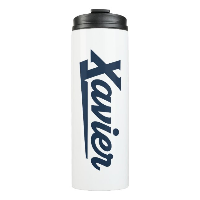 Xavier University Script Thermal Tumbler (Front)