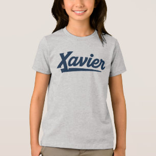 Xavier University Script Tri-Blend Shirt