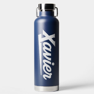 Xavier University Script Water Bottle