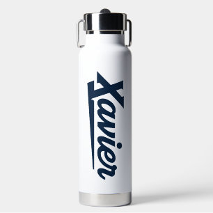 Xavier University Script Water Bottle