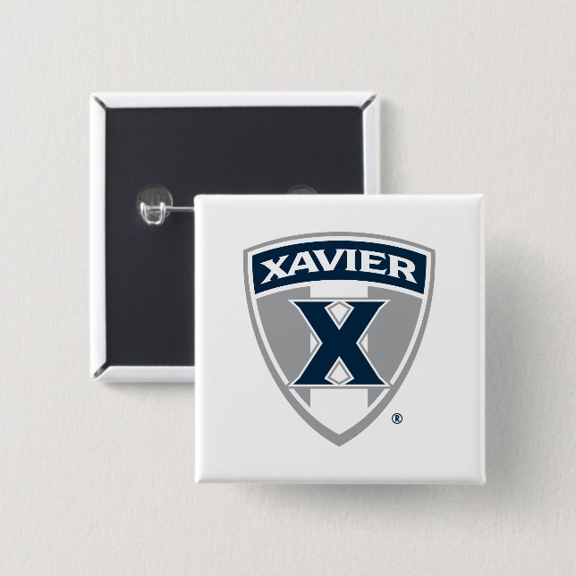 Xavier University Shield Button (Front & Back)