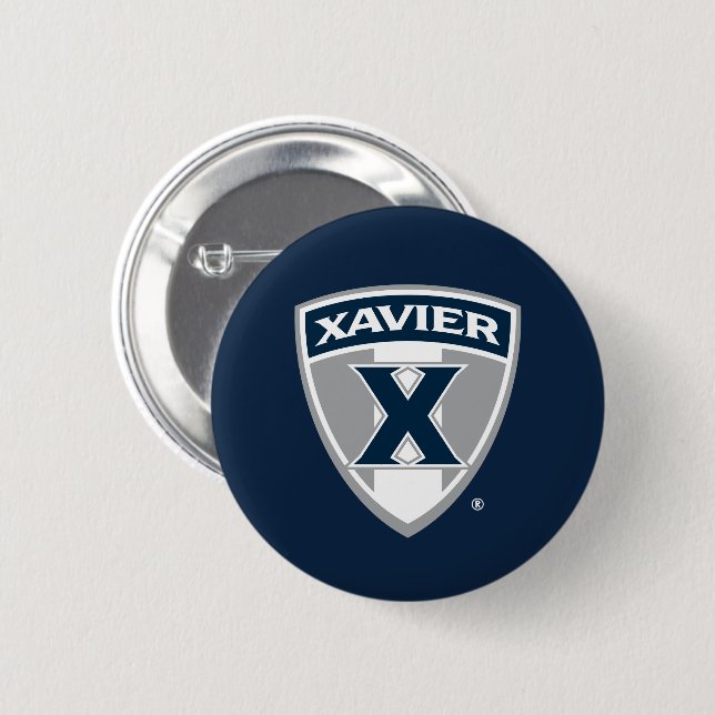 Xavier University Shield Button (Front & Back)