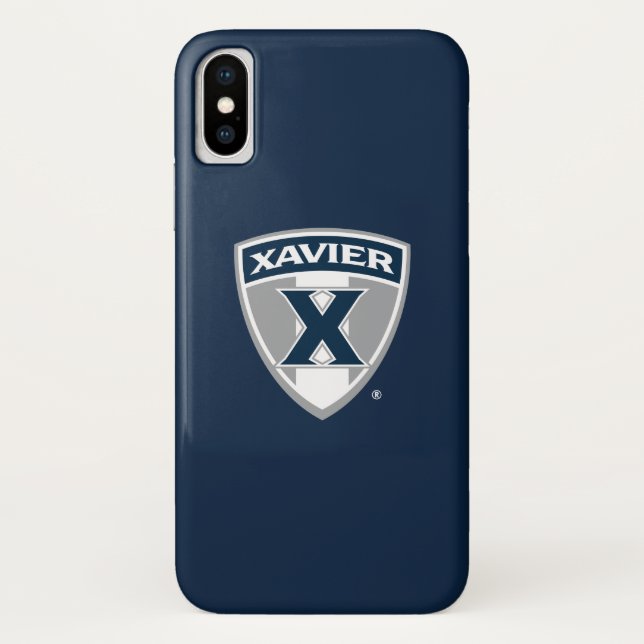 Xavier University Shield Case-Mate iPhone Case (Back)
