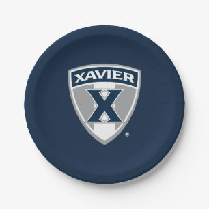 Xavier University Shield Paper Plates