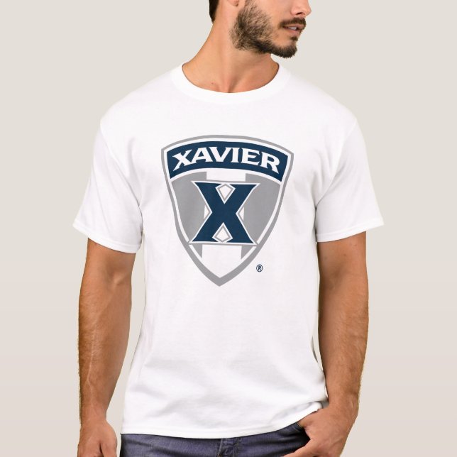 Xavier University Shield T-Shirt (Front)
