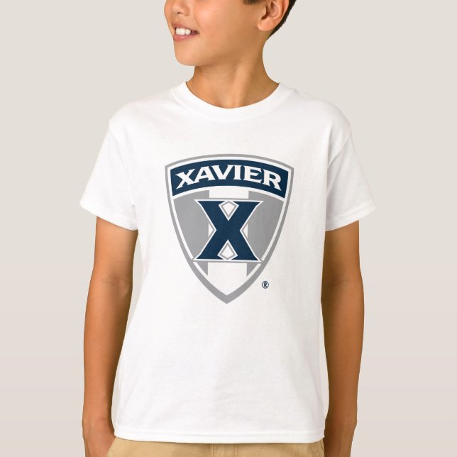 Xavier University Shield T-Shirt (Front)