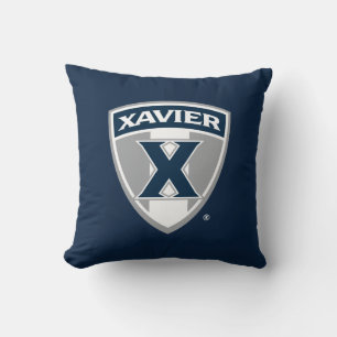Xavier University Shield Throw Pillow