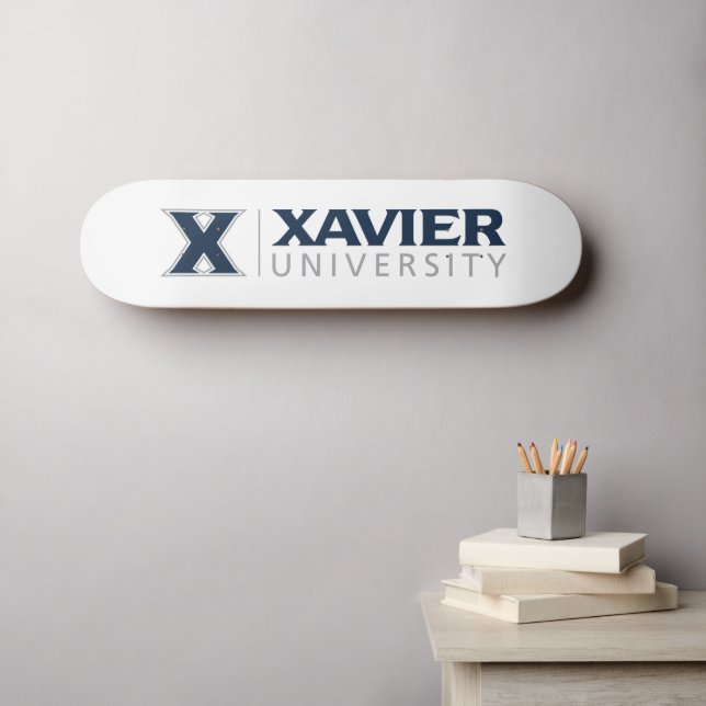 Xavier University Skateboard (Wall Art (Horz))