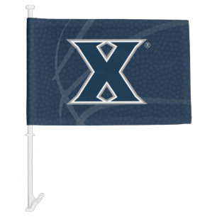 Xavier University State Basketball Car Flag