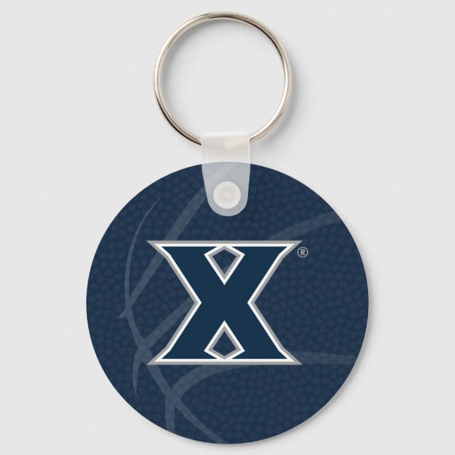 Xavier University State Basketball Keychain (Front)